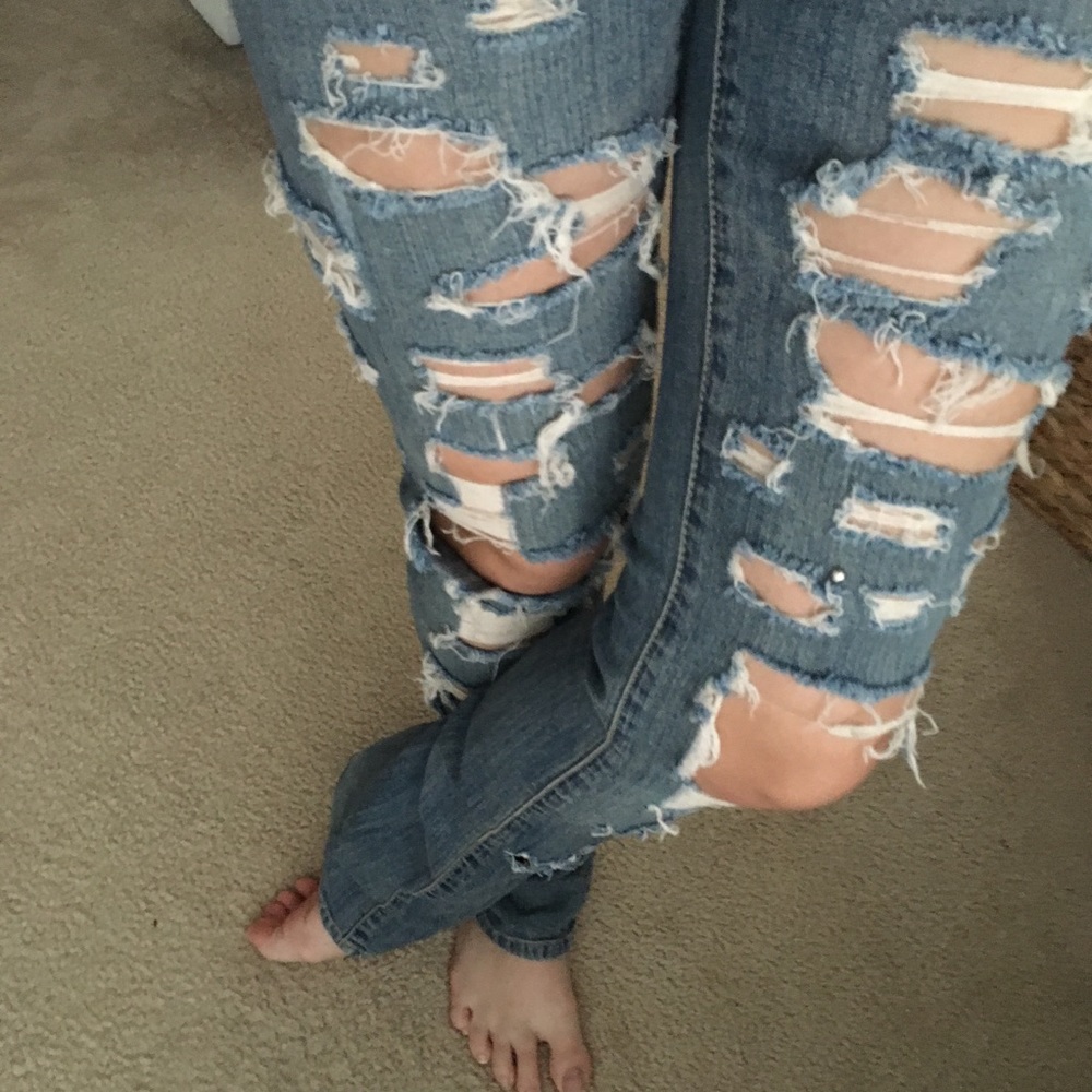 SOLD Custom Ripped Jeans